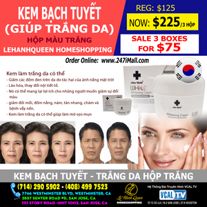 Cha-Skin WHITE whitening cream - kem bạch tuyết