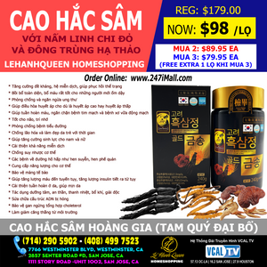 HẮC SÂM CAO ĐẶC Linh Chi Đông Trùng Hạ Thảo