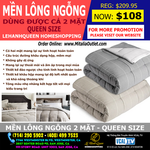 Men Long Ngong MALOUF Woven Blanket QUEEN