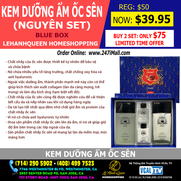 SNAIL homme by SECRET moisturizing cream - kem dương ẩm ốc sên