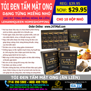 Toi Den Tam Mat Ong HONEYED BLACK GARLIC Slices