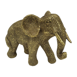 8" Elephant Deco, Gold