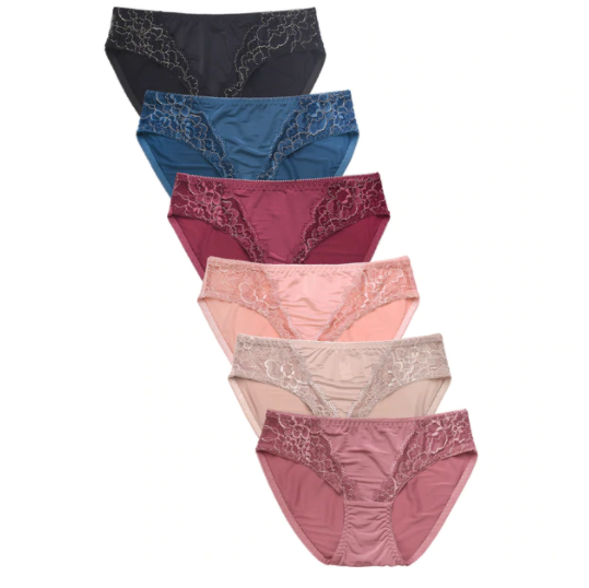 SOFRA LADIES BIKINI PANTY set of 6 (Quần lót nữ có ren - một bộ 6 cái)