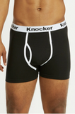 KNOCKER MEN 'S COTTON SPANDEX BOXER BRIEFS for set of 2 (Quần lót cho nam giới - 2 cái một bộ