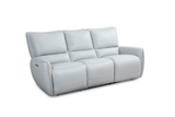 Luxury Italian Leather Sofa with Power Recliners