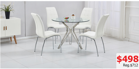 Special Order #2  -   Dining Table + 4 Chairs,