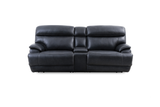 Luxury Italian Leather Sectional with Power Recliners