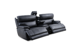 Luxury Italian Leather Sectional with Power Recliners