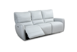 Luxury Italian Leather Sofa with Power Recliners