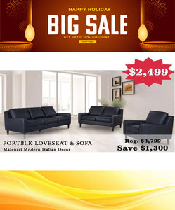 PORTBLK LOVESEAT & SOFA