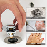 Stainless Steel Anti Clogging Drain Stopper (Nắp Chặn Lỗ Thoát Nước)