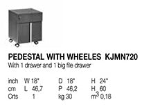 Add Pedestal w Wheels (+$762)