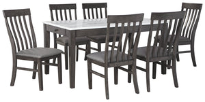 Luvoni Benchcraft 7-Piece Dining Room Package