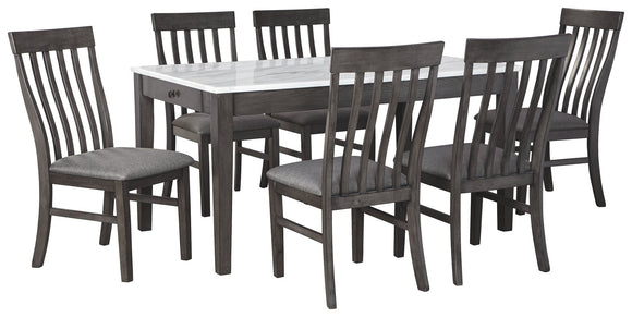 Luvoni Benchcraft 7-Piece Dining Room Package