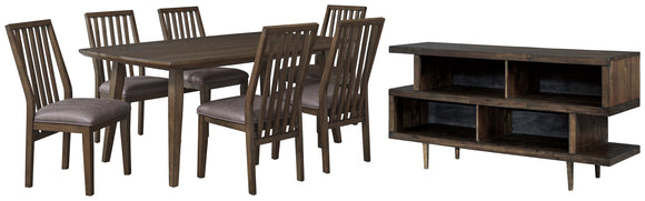 Kisper Signature Design 8-Piece Dining Room Package