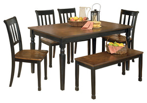 Owingsville Signature Design 6-Piece Dining Room Package