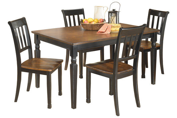 Owingsville Signature Design 5-Piece Dining Room Package