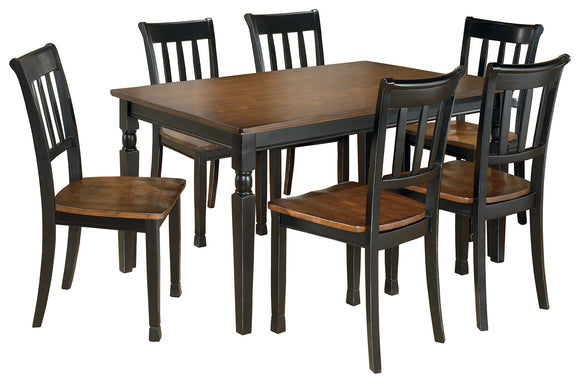 Owingsville Signature Design 7-Piece Dining Room Package