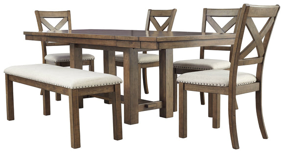 Moriville Signature Design 6-Piece Dining Room Package