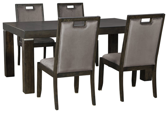 Hyndell Signature Design 5-Piece Dining Room Package