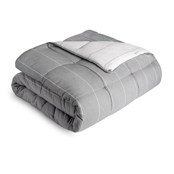 Chambray Comforter Set Twin Flint
