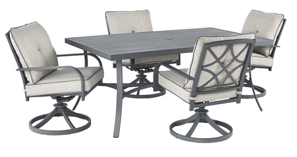 Donnalee Bay Signature Design 5-Piece Outdoor Dining Set