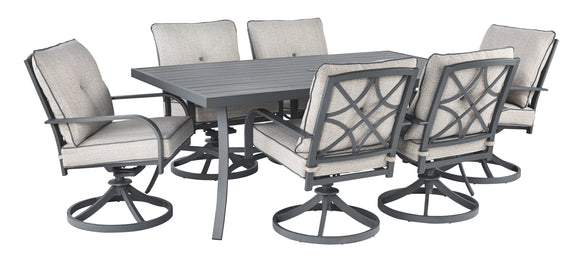 Donnalee Bay Signature Design 7-Piece Outdoor Dining Set