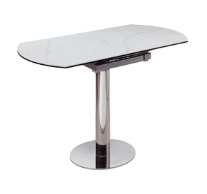 ROLYAT  Taylor Contemporary Motion Extendable Ceramic Top Dining Table