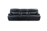 Luxury Italian Leather Sectional with Power Recliners