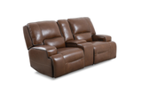 Luxury Italian Leather Sectional with Power Recliners