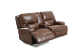 Luxury Italian Leather Sectional with Power Recliners